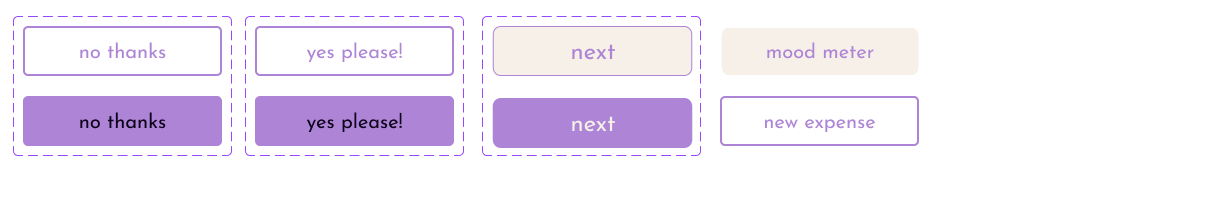 Wellness component designs including mood tracking and exercise cards